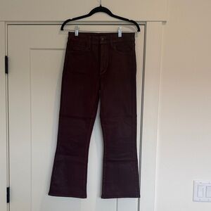 Joe's Jeans Dark Red Flare Jeans